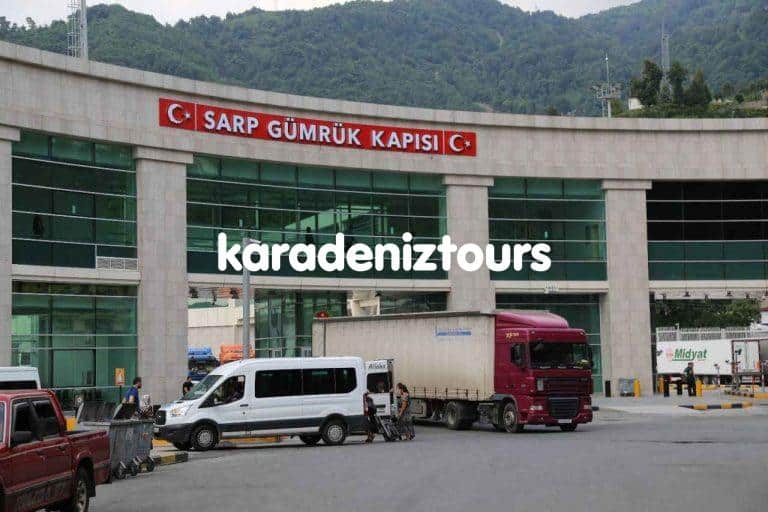 Yurt dışı çıkış kapısı, Sarp Gümrük Kapısı, Karadeniz turizmi, Rize çıkışlı turlar, seyahat noktası.