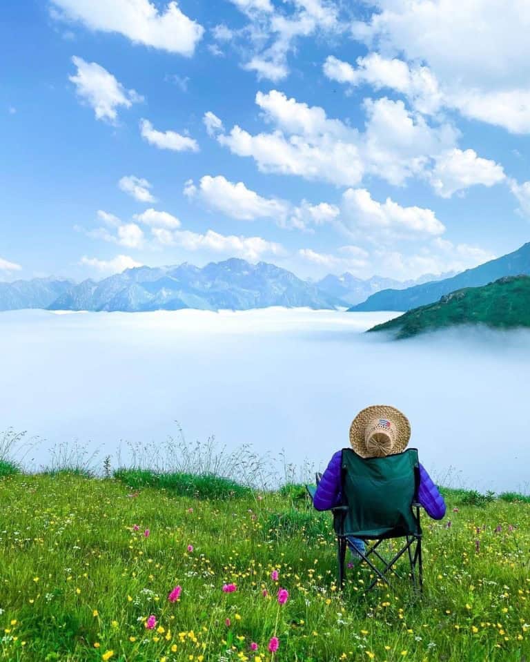 Gito Yaylası bulut denizi manzarası – Rize yaylaları