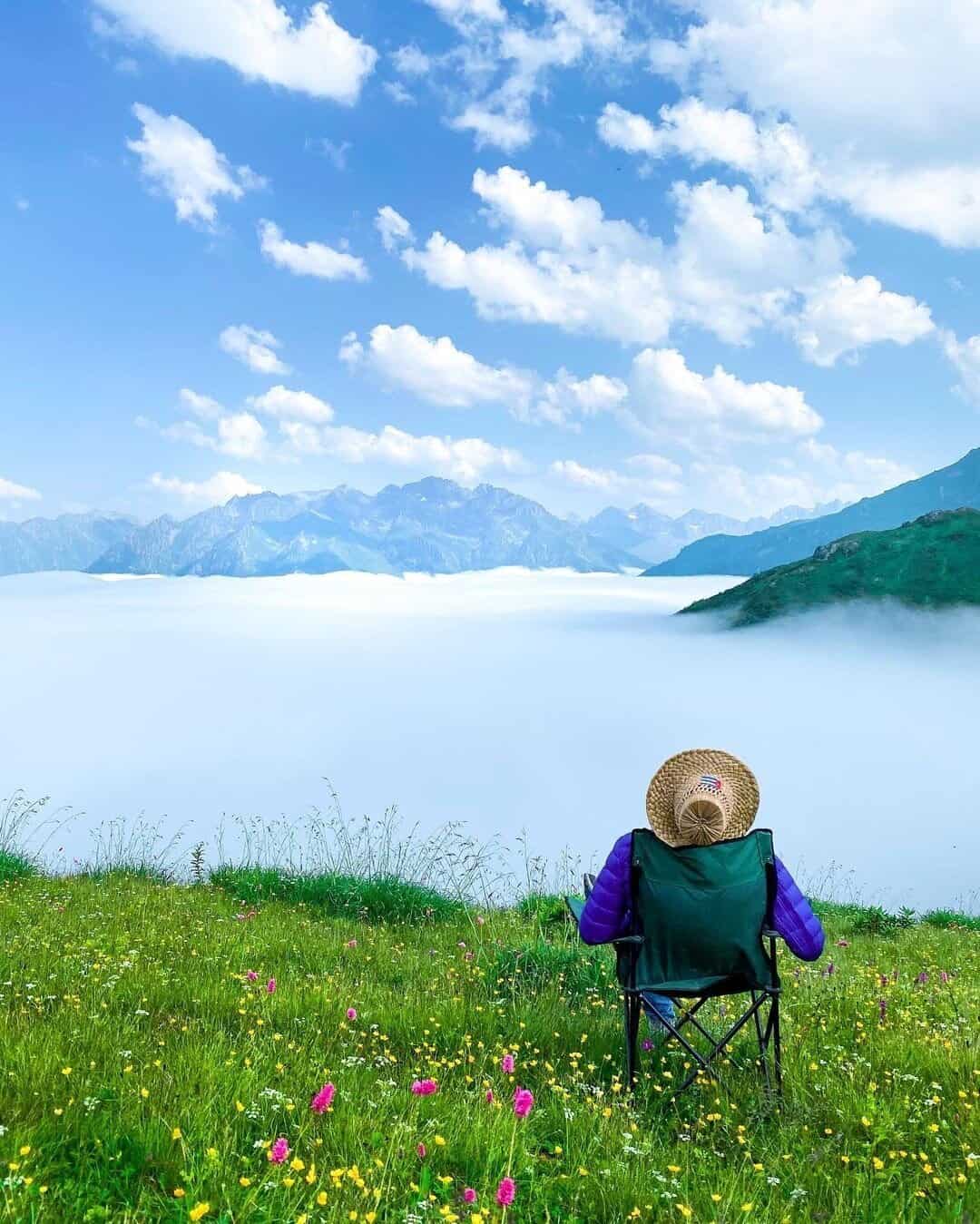 Gito Yaylası bulut denizi manzarası – Rize yaylaları