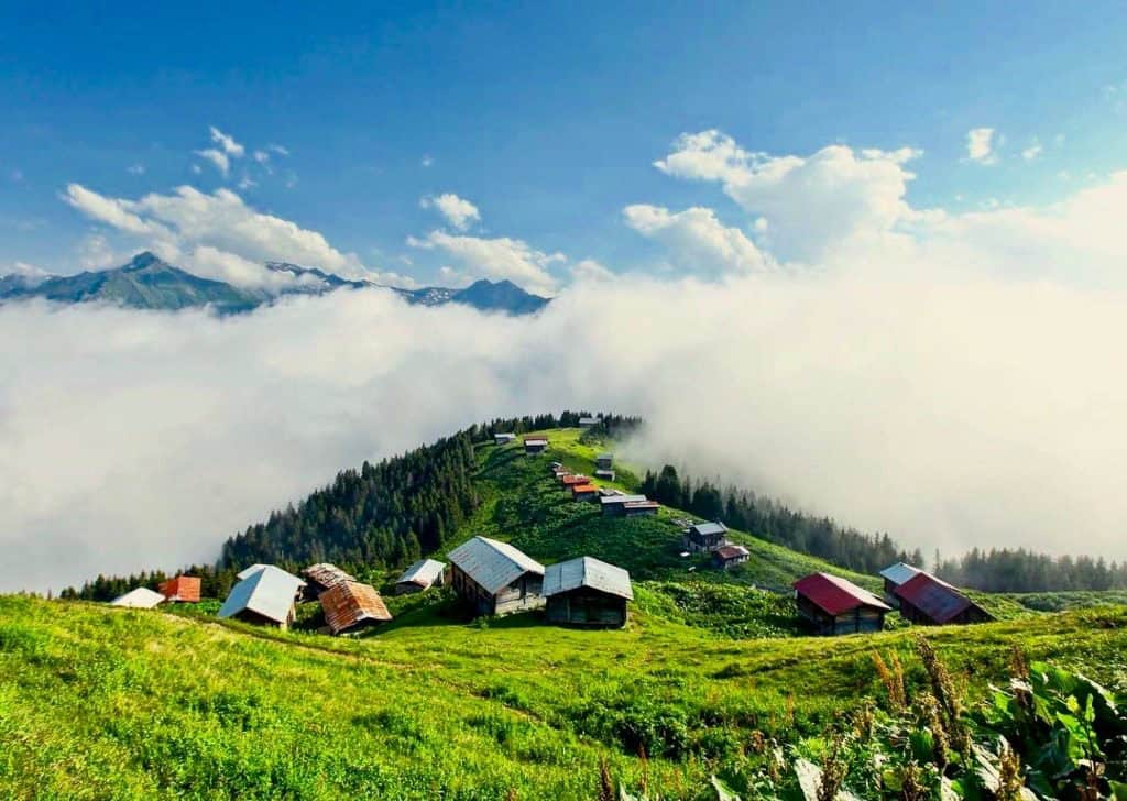 Pokut Yaylası bulut denizi manzarası – Rize gezilecek yerler